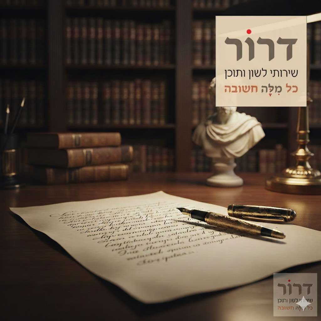 שירות כתיבת נאומים. שירות לעס'